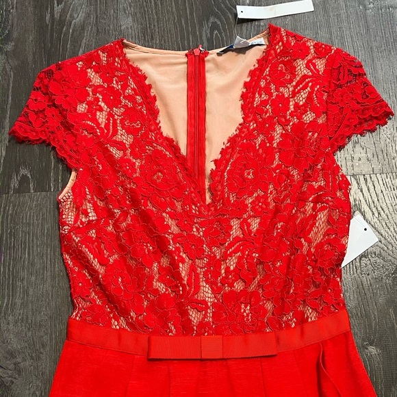 Gorgeous Red Lace Romper***US 6****$280 - Picture 2 of 4